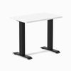 Desky Fixed Height Mini Office Desk Matte Black Frame 80cm