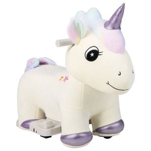 Costway Electric Unicorn Toy Kids Ride On Car W/music