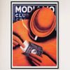 Galrie Modiano Vintage Cigarette Papers Advertising Poster for Art Home Decor, Black Frame, A3 30 x 42cm (12 x 16inch)