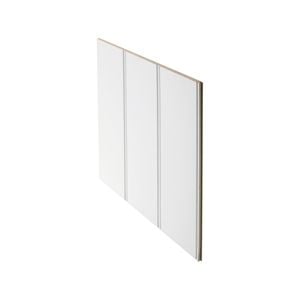 900 x 1200mm 9mm Lining Panel White MDF Primed Herritage 150mm