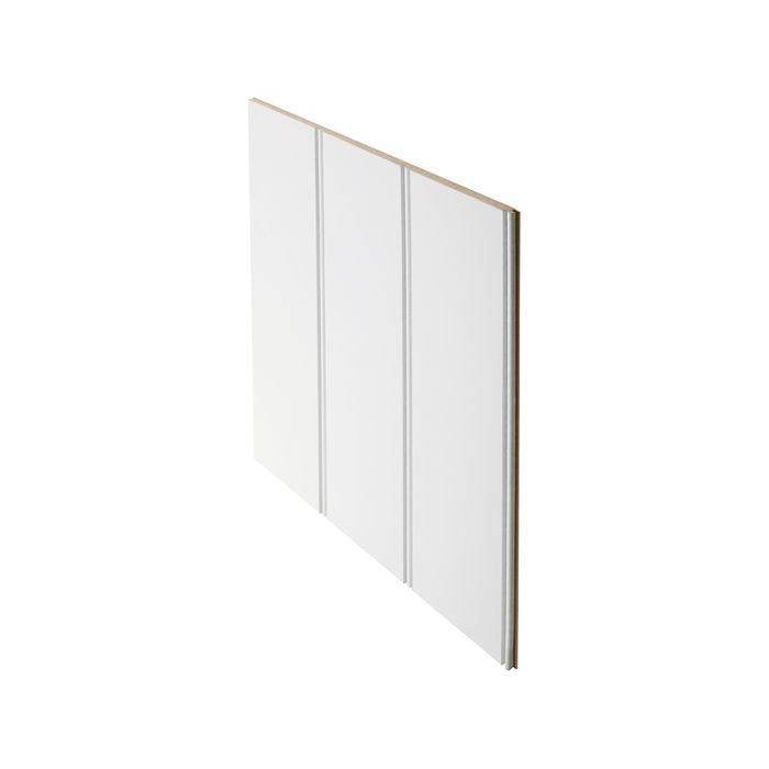 3000 x 1200mm 9mm White MDF Primed 150mm Heritage Lining Panel