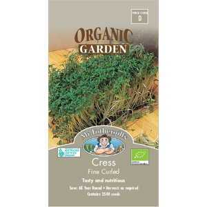 Mr Fothergill's Fine Curled Cress Organic Seeds