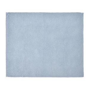 Astin Sinclair Blue Knitted Throw