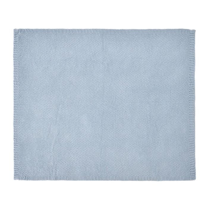 Astin Sinclair Blue Knitted Throw