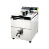 Apuro Single Tank Single Basket Induction Fryer 8ltr - Commercial Benchtop Deep Fryers (cp793-a)