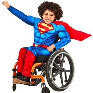 Dc Comics Superman Adaptive Boys Dress Up Halloween Party Costume Outfit Size M