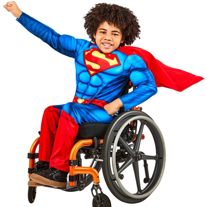 Dc Comics Superman Adaptive Boys Dress Up Halloween Party Costume Outfit Size M