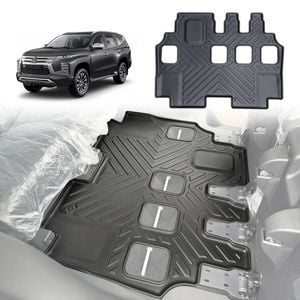 AUSGO Third Row Floor Mat for Mitsubishi Pajero Sport 2015-Onwards 7-Seat Car Liner Mat