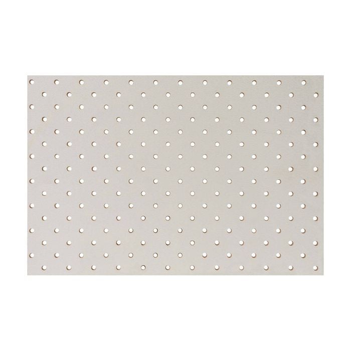 CUSTOMwood 1200 x 900 x 5.5mm White / Black Reversible Pegboard MR HDF E0