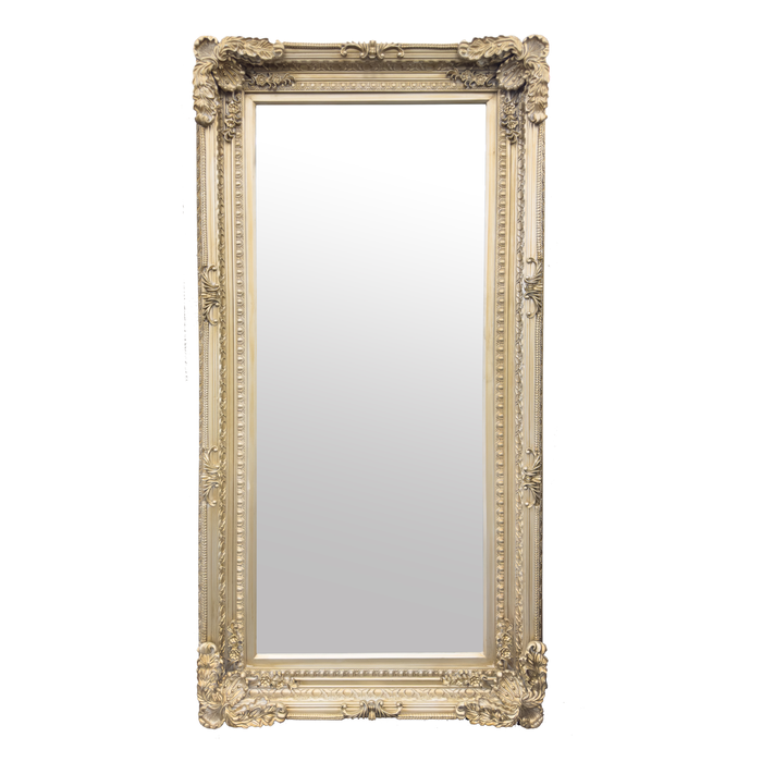 Elegant Collections Antique Champagne Ornate Mirror