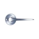 Schlage Satin Chrome Plate Moda Series Sofia Privacy Lever Set