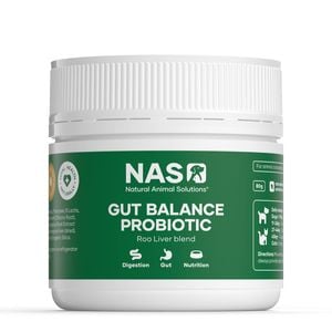 NAS Gut Balance Probiotic Roo Liver Blend for Dogs & Cats of All Ages 80g