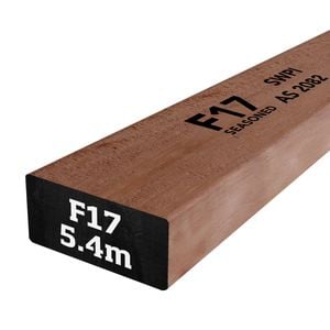  90 x 44mm 5.4m F17 Solid Structural Hardwood