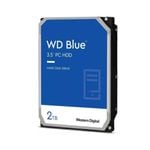 Western Digital WD Blue 2TB 3.5' HDD SATA 6Gb/s 7200RPM 256MB Cache SMR Tech 2yrs Wty
