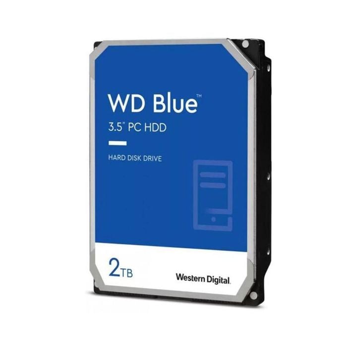 Western Digital WD Blue 2TB 3.5' HDD SATA 6Gb/s 7200RPM 256MB Cache SMR Tech 2yrs Wty