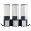 Better Living 500ml Matte Black Clever Triple Chamber Shower Dispenser