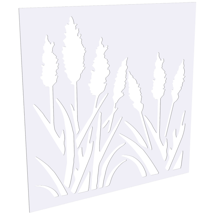 ProtectorAl 300-1200 x 300-1200 Surfmist Bullrush Unframed Solid Aluminium Decorative Panel