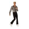 Disco Boogie Man Halloween Costume Adult Official Rubies 70s Outfit with Metallic Shirt, Extra Large