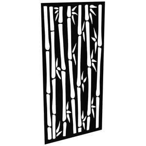 ProtectorAl 300-1200w x 1201-2400h Satin Black/Gloss Black Bamboo Unframed Composite Deco Panel