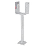 Pryda 300x100mm M12 Full Stirrup Post Anchor