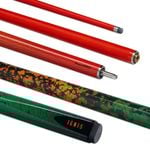 PowerGlide Ignis Carbon Pool Snooker Billiard Cue Orange