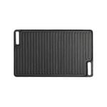 SOGA 45cm Rectangular Cast Iron BBQ Grill Plate