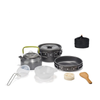 Lifebay Camping Cookware Set for 1-3 Persons Black