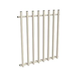 ProtectorAl 350 - 900 x 1050mm Surfmist Aluminium Batten Balustrade Panel