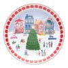 Porto Porcelain Night Before Round Serving Plate 30cm Multi-Coloured