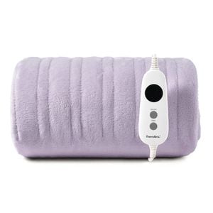 Dreamaker Kingston Coral Fleece Washable Electric Heated Throw Blanket Lavender 130x160cm | Overheat Protection & Auto-off