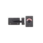 Delf Trade Matte Black Toilet Indicator Bolt Lock