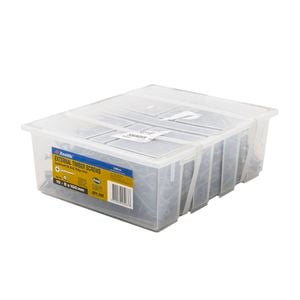 Zenith 10 - 8 x 100mm Galvanised Countersunk Rib Head Timber Screws - 500 Pack