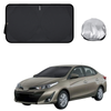 Front Windscreen Sun Shade for Toyota Yaris 2020 - Current - Standard 150 x 85 cm - Black