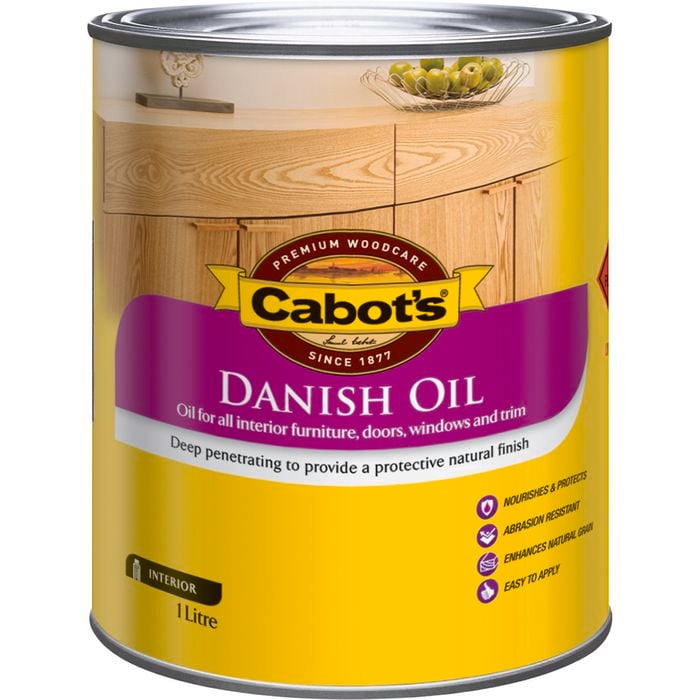 Cabot's 1L Clear Danish Oil