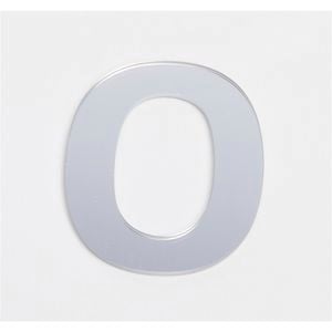 Sandleford Self Adhesive Numeral "0" 25mm Silver
