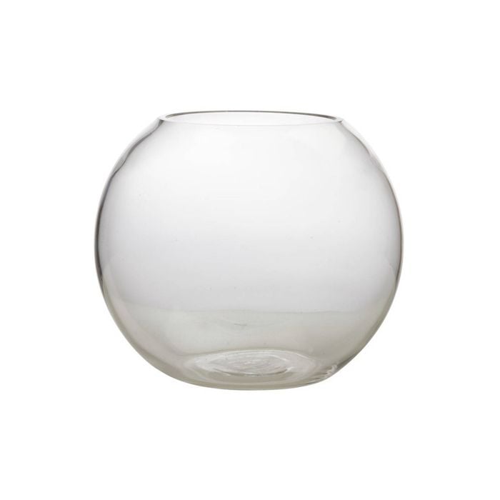 Maxwell & Williams Diamante Rose Bowl 19cm Glass Vase - Clear