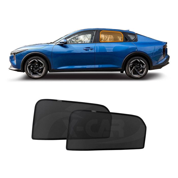 Rear Window Sun Shade For Kia K4 2024-onwards Uv Protection Car Sunshade Blind Mesh