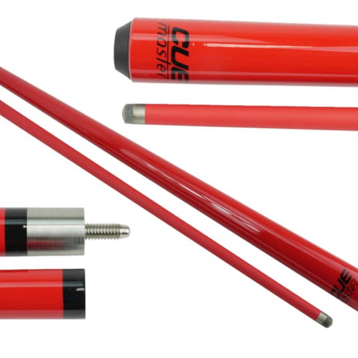 Cuemaster RED Metallic Pool Snooker Billiard Cue
