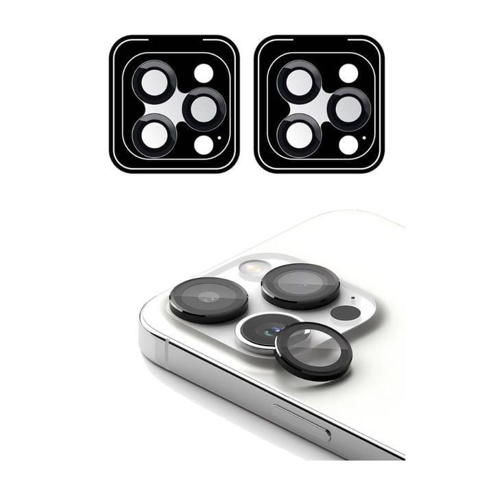 Icoverlover 2x For Iphone 14 Pro Max Camera Lens Protectors With Locator