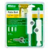 Whitco White Patio Bolt - 2 Pack