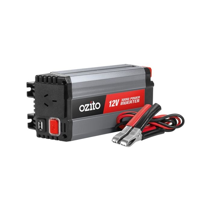 Ozito 12V 300W Power Inverter