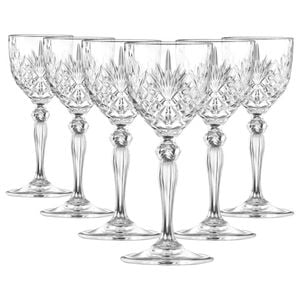 RCR Crystal Melodia Nick & Nora Glasses - 140ml - Pack of 6