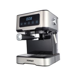TODO 1.5L Espresso Coffee Machine 15 Bar Pump Black