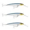 3x Rapala 14cm Countdown Magnum Sinking Trolling Fishing Lures - Wahoo UV