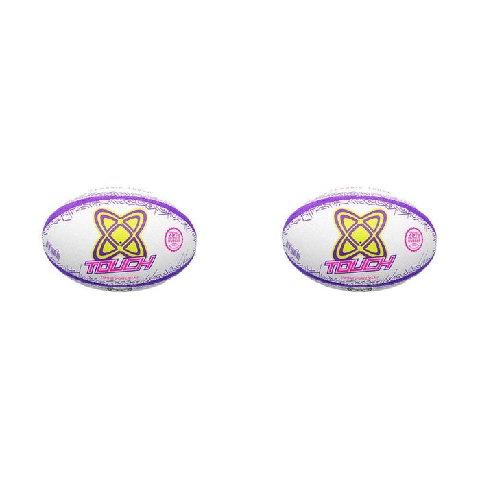 2PK Summit Global Classic Touch Rugby Ball Size 5 - Purple