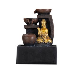 Northcote Pottery 19 x 26cm Serenity Buddha Falls Polyresin Water Feature