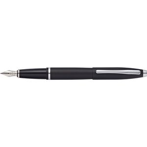Cross Calais Fountain Pen Writing Singing Stationery Medium Nib Matte Black