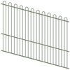 ProtectorAl 1201-2400W x 1800H Pale Eucalypt Loop Top Pool Fence Panel Raked Up to 15º