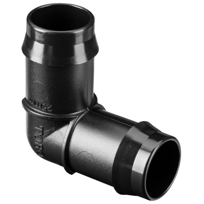 Toro 25mm Single Poly Barbed Elbow