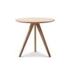 Slate Oak Round Side Table